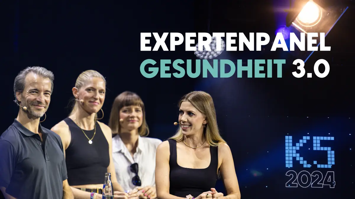 Expertenpanel Gesundheit 3.0. Speaker: Chris Surel, Kati Ernst, Kristine Zeller, Vanessa von Frankenberg