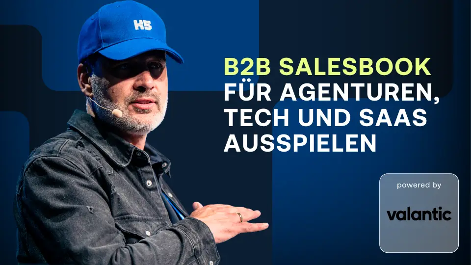 B2B Salesbook f&uuml;r Agenturen, Tech und SaaS ausspielen