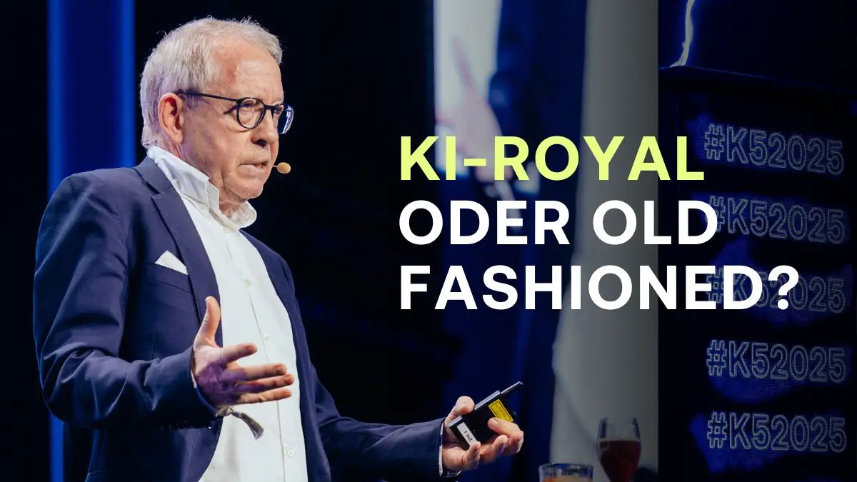 KI Royal oder Old Fashioned? Was den Handel gef&auml;hrdet